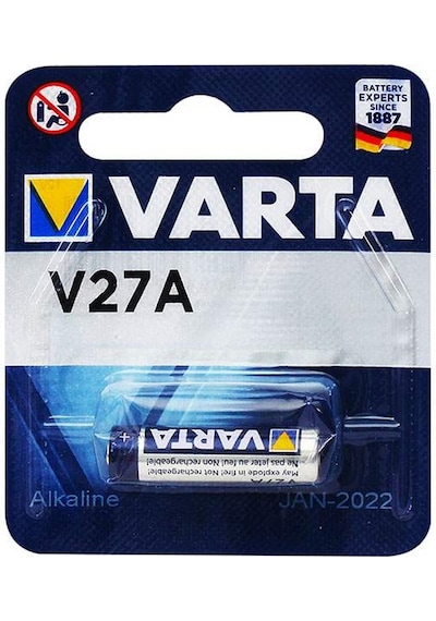 VARTA 27A 12 VOLT ALKALİN PARA PİL TEKLİ PAKET