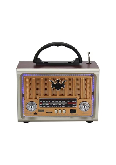 Taşınabilir Klasik Am/fm/sw Retro Nostaljik Radyo