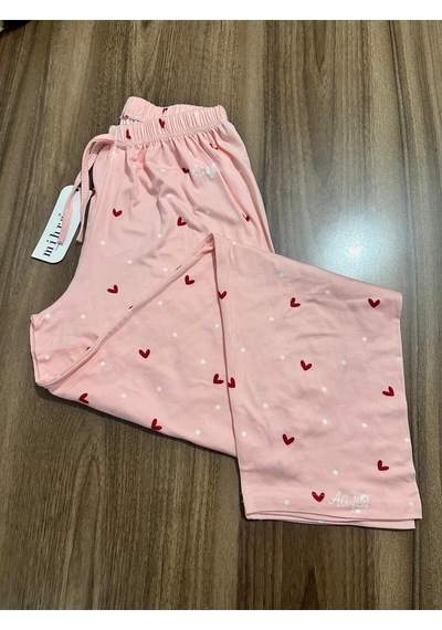 Kadın Soft Alt Pijama Pembe