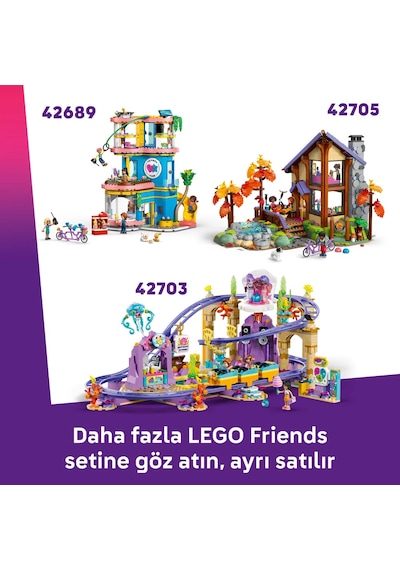 LEGO® Friends Büyük Heartlake City Oteli 42704 - 9 Yaş ve Üzeri Çocuklar için 6 Mini Bebek İçeren Oyuncak Yapım Seti (1406 Parça)