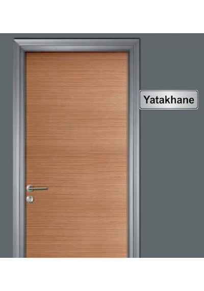10X20 Cm Yatakhane Yazılı Metal Yönlendirme Levhası