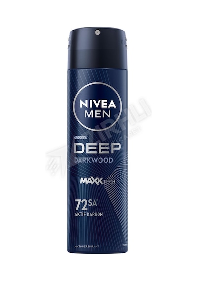 2 Adet Nivea Men Deep Darkwood Deodorant 150 Ml