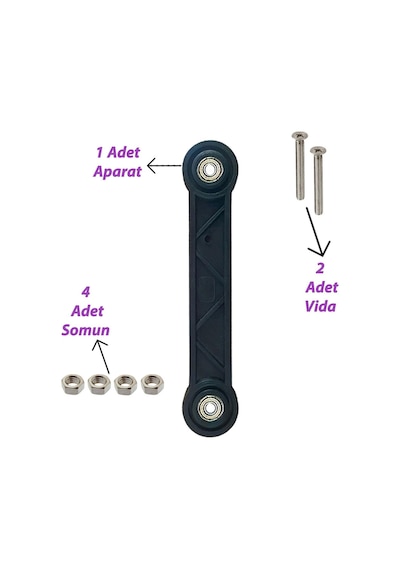 Beşik Sallama Aparatı Siyah 15.5 Cm