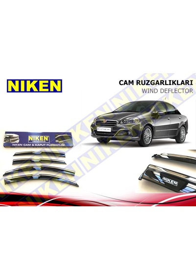 Fiat Linea Kromlu Cam Rüzgarlığı Niken 2007 Sonrası