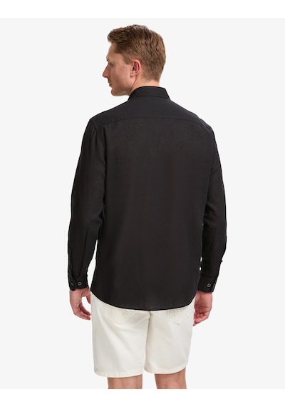 Pierre Cardin Erkek Siyah Gömlek Desenli 50320941-vr046