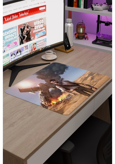 Uncharted Kaymaz Dikişli Kauçuk Oyuncu Mousepad V1 - 48x40 Xl Gaming Mouse Pad Fare Altlığı