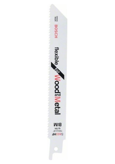 Bosch S 922 HF Flexible For Wood and Metal Panter Testere Bıçağı 5'Li - 2608656016