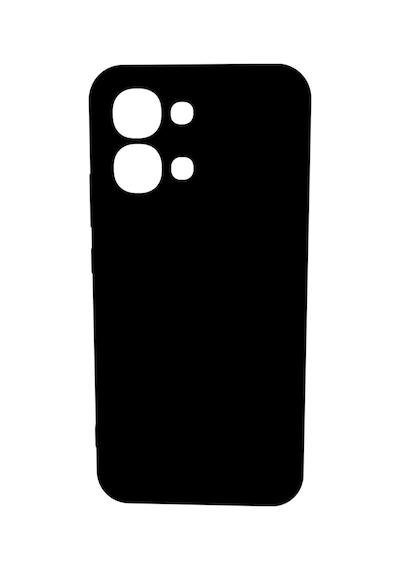 Oppo A6 Pro Kılıf Kamera Korumalı Silikon Rubber Arka Kapak Siyah