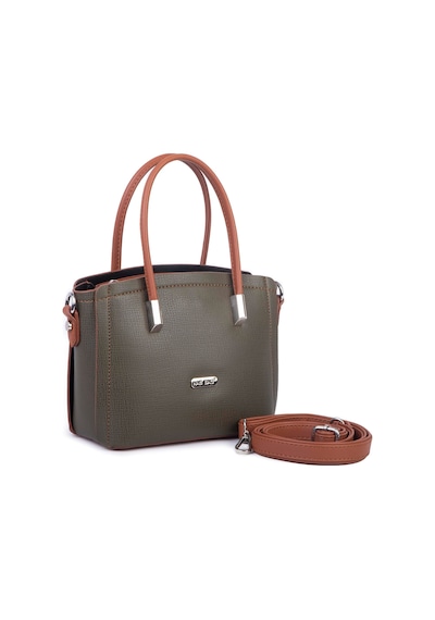 Nas Bag Kadın Mini El Ve Çapraz Çanta Yeşil Taba Yesil