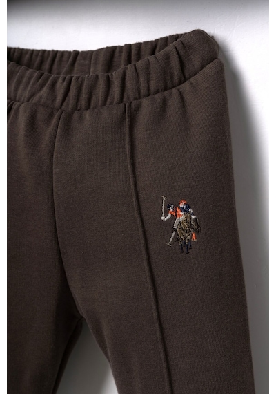 U.S. Polo Assn. Erkek Bebek Nakışlı Kahverengi Uzun Kol Pijama Takım Usb3170-c-v5 Usb3170-c-v5