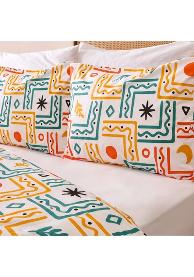 Soft Cubo Çift Kişilik Nevresim Takımı - Renkli 45388529