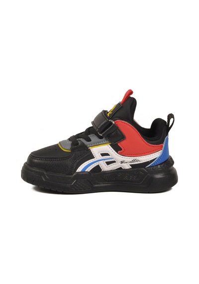 United Colors Of Benetton Siyah Cırtlı Unisex Çocuk Spor Ayakkabı Bnı-11092 P