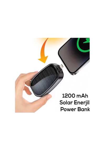 Güneş Enerjili Power Bank Evimdeyokyok Çok Renkli