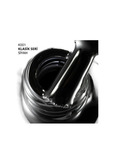 Kalıcı Oje K001, Siyah, 10 Ml Diğer
