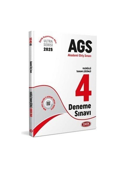 2025 Ags Fasiküllü Tamamı Çözümlü 4 Deneme Sınavı / Kolektif