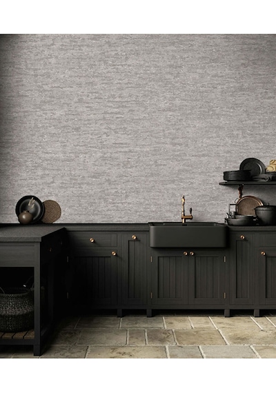Adawall Muse Koleksiyonu- 25108-5 Açık Vizon Taş Görünümlü Duvar Kağıdı 1.06x15.6m, 16.5m² Bej