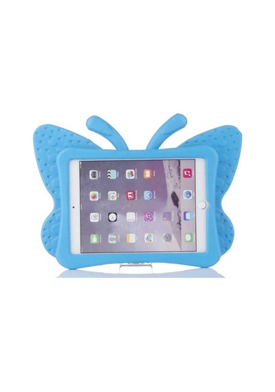 iPad Uyumlu  Pro 10.5 7.nesil Zore Butterfly Standlı Tablet Kılıf-sarı Arka Kapak