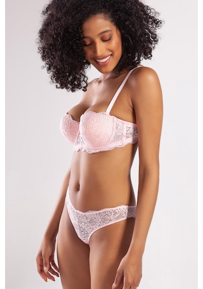 Lenaca G.colors Push Up Strapless Bra, Açık Pembe Konforlu Ve Şık Sütyen Çok Renkli