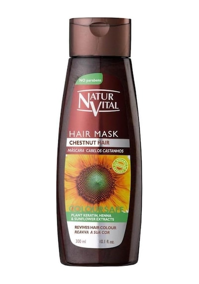 Natur Vital Boya Koruyucu Kestane Renkli Saç Maskesi 300 ML