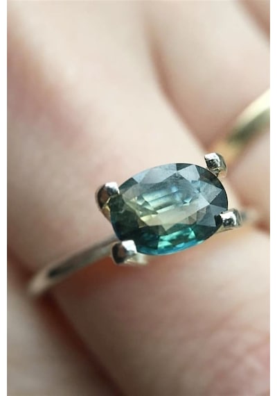 Seul Green Topaz Yüzük - Ak557