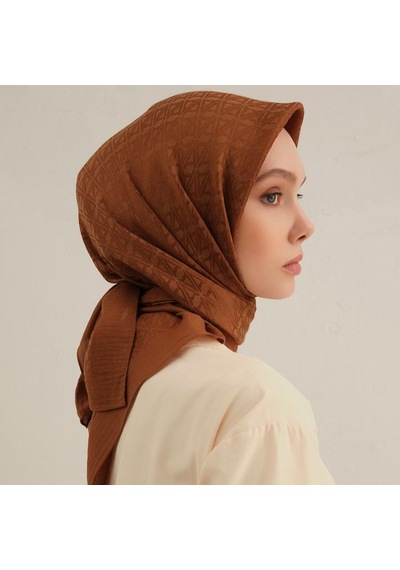 Armine E00oa0444084 74 Armine Lyocell Eşarp 5 Kahverengi