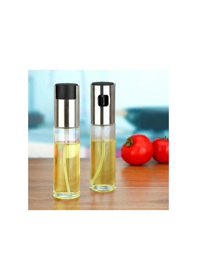 Sprey Püskürtmeli 100 Ml Cam Yağdanlık 1 Adet Beyaz Beyaz