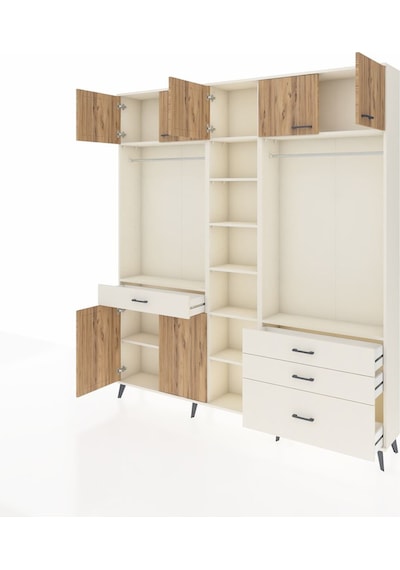 Arges Dolap 11 Raflı 4 Çekmeceli 2 Askılı 220x30x243 Aytaşı-çam/aytaşı Atlas Çam/aytası Arges Dolap 11 Raflı 4 Çekmeceli 2 Askılı 220x30x243 Aytaşı-çam/aytaşı Atlas Çam/aytası