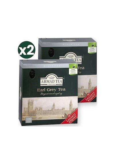 Ahmad Tea Earl Grey Bardak Poşet Çay 100'lü 200 G 2'li Ekonomik Paket Toplam 200 Bardak Poşet