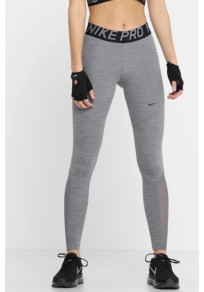 Nike Pro Tigh Fit Full Length Leggings Toparlayıcı Tam Boy Gri Tayt Gri