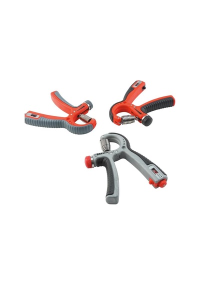 Sertlik Ayarlanabilir 5-60kg Direnç Sayaçlı El Egzersiz Yayı Kırmızı 001