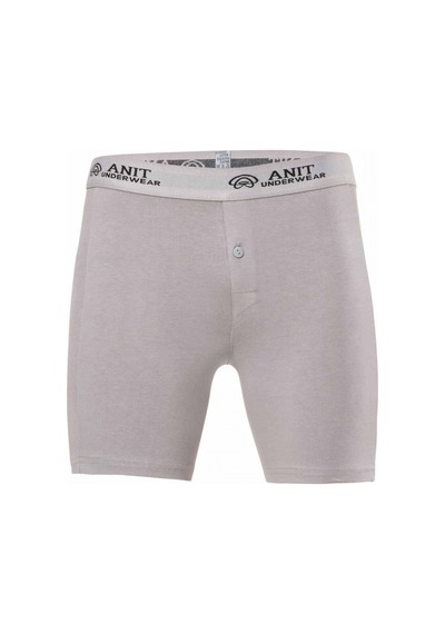 Anıt Likralı Uzun Erkek Boxer Gri - 1114A M Gri