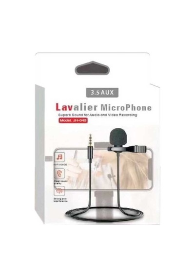 3.5 Mm Stereo Yaka Mikrofonu Canlı Yayın Telefon Mikrofon