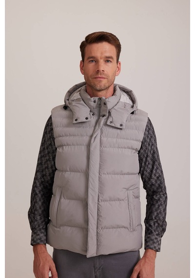 Ysf Erkek Gri Regular Fit Yelek