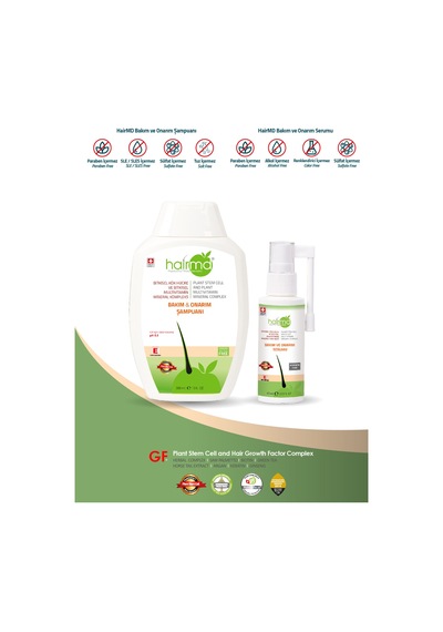 Hair Md Bakım ve Onarım Şampuanı 300 ML + Saç Serumu 60 ML