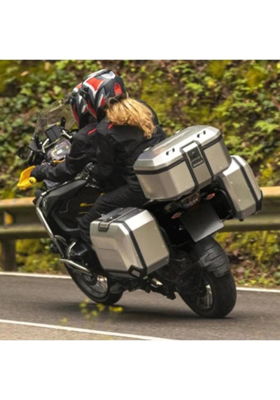 Shad Motosiklet Çanta - Topcase - Tr-55 Motosiklet Metal Arka Çanta Titanyum Standart