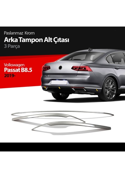 Volkswagen Passat B8.5 Arka Tampon Alt Çıtası 2019 Sonrası