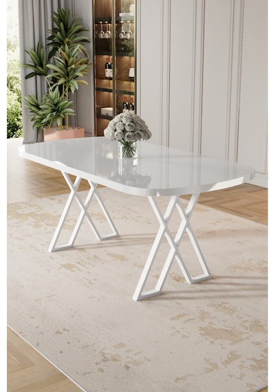 Canisa Kaye Serisi Mdf 90x168 Beyaz Mutfak Masası Takımı 6 Antrait Sandalye Beyaz Masa Sandalye Antrasit Canisa Kaye Serisi Mdf 90x168 Beyaz Mutfak Masası Takımı 6 Antrait Sandalye Beyaz Masa Sandalye Antrasit