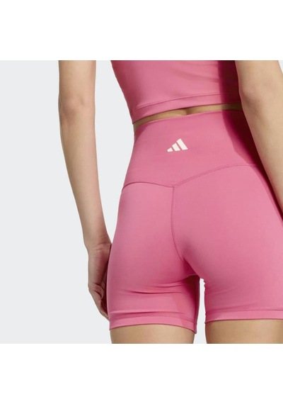 Adidas Studio All Me Booty Kadın Pembe Kısa Tayt Kx3142