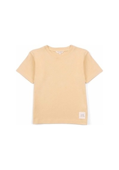 Little Gusto Bambu Oversize Çocuk Tişört Sarı