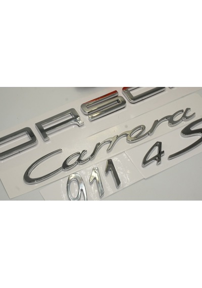 Porsche Carrera 911 4S Bagaj 3M 3D Abs Yazı Logo Amblem Seti (549168889)