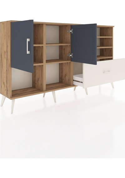 Arges Konsol 7 Raflı Tek Çekmeceli 2 Kapaklı 176x30x99 Çam-antrasit/aytaşı Antrasıt/aytası - Atlas Çam Arges Konsol 7 Raflı Tek Çekmeceli 2 Kapaklı 176x30x99 Çam-antrasit/aytaşı Antrasıt/aytası - Atlas Çam