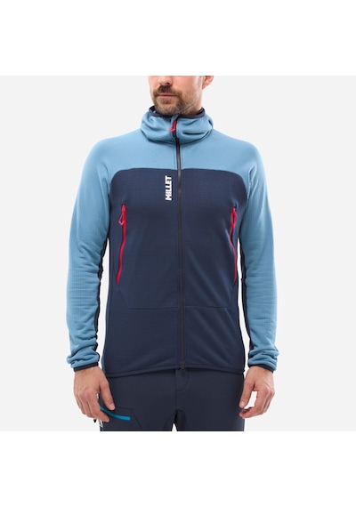 Millet Fusıon Grıd Jkt Erkek Kapşonlu Polar Ceket Tam Fermuar Mıv9024 N9302 Çok Renkli