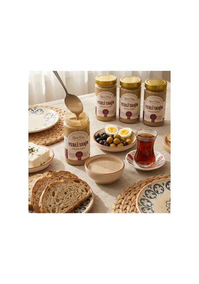 Yerli Tahin 500 Gr X4 Katkısız Doğal Susamdan Gökova Taş Değirmen Tahini - 704554899