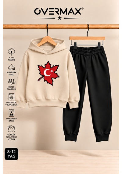 Overmax Türk Bayrağı Baskılı Kapüşonlu Sweatshirt Eşofman Takımı- 3-12 Yaş Bej Üst-siyah Alt - 929479938 Bej Üst-siyah Alt Overmax Türk Bayrağı Baskılı Kapüşonlu Sweatshirt Eşofman Takımı- 3-12 Yaş Bej Üst-siyah Alt - 929479938 Bej Üst-siyah Alt