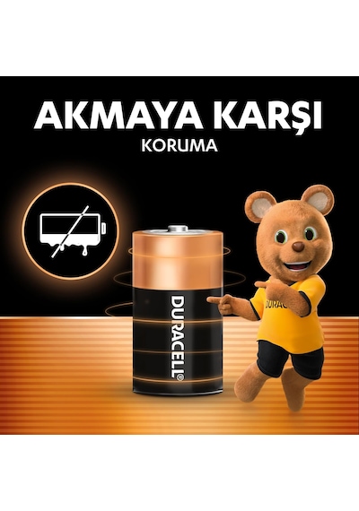 Basıc Alkalin C Pil 2 Li Paket 1,5v