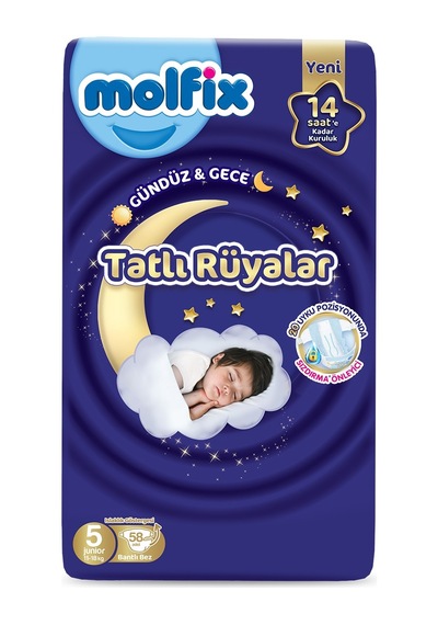 Bebek Bezi Sweet Dreams Junior 5 Numara 58'li