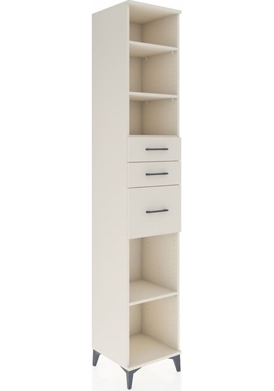Hyperion Dolap 4 Raflı 3 Çekmeceli 44x44x243 Aytaşı-aytaşı Aytaşı