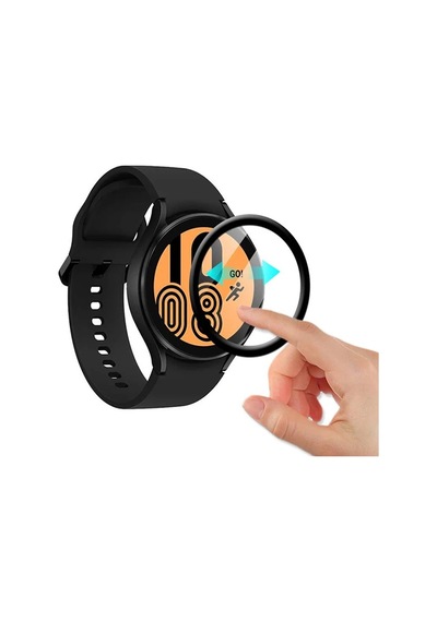 Sm Samsung Galaxy Uyumlu - Watch 4 44mm 3d Full Kaplama Ekran Koruyucu Pet+pmma- 5775