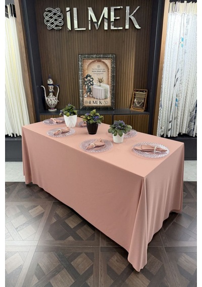 Dertsiz Dikdörtgen Masa Örtüsü 320x220cm - Dikişsiz Ütü İstemez - Düğün Davet Organizasyon Otel Restoran Gül Kurusu Gül Kurusu Dertsiz Dikdörtgen Masa Örtüsü 320x220cm - Dikişsiz Ütü İstemez - Düğün Davet Organizasyon Otel Restoran Gül Kurusu Gül Kurusu
