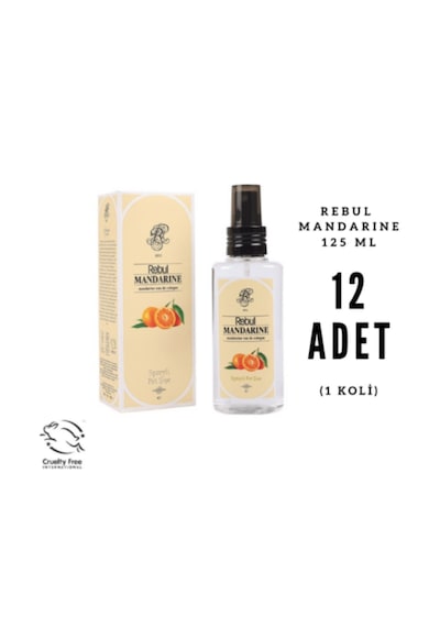 Rebul Mandarine Sprey Kolonya 12 x 125 ML